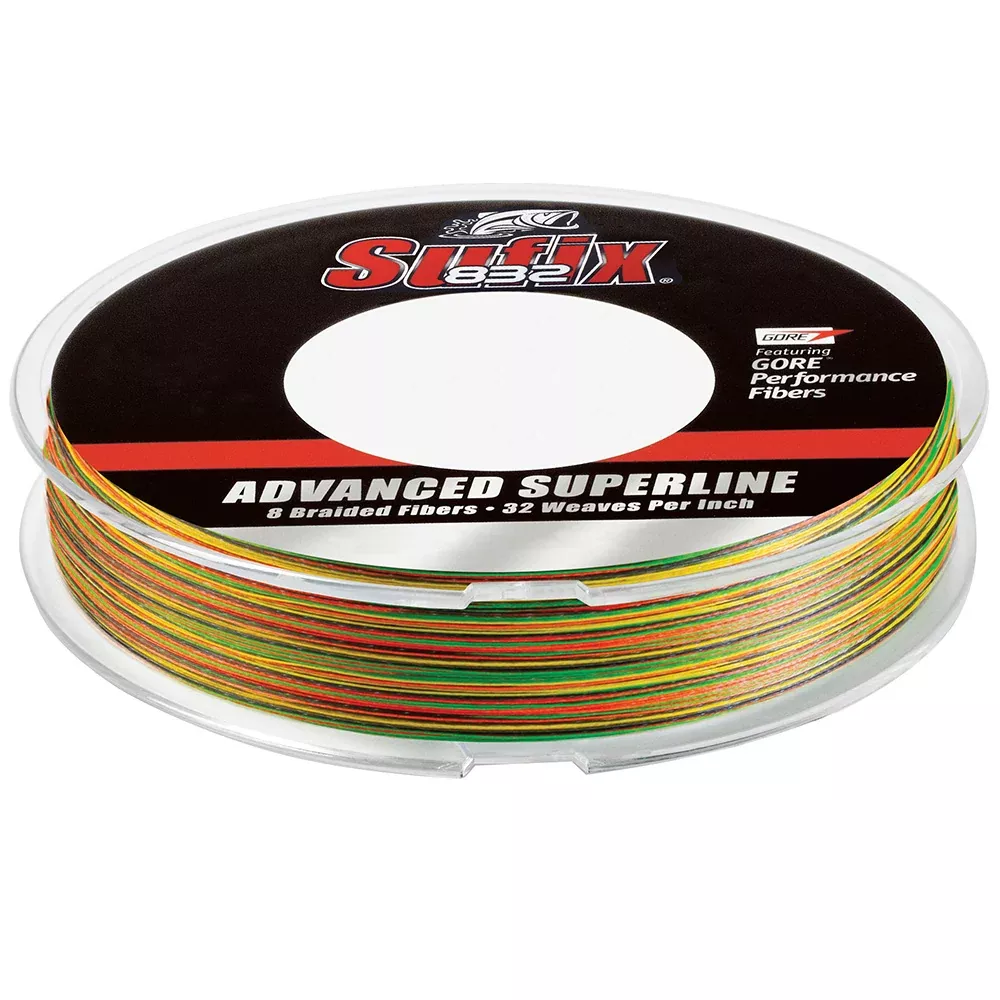 Sufix 832 Braid - 20lb - Fire Tiger - 300 yds