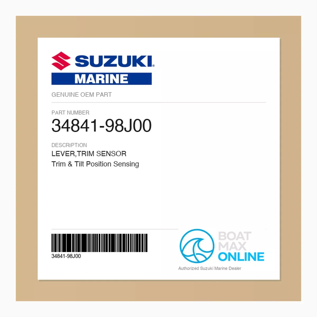 Suzuki OEM Trim Sensor Lever 34841-98J00 | Trim & Tilt Position Sensing