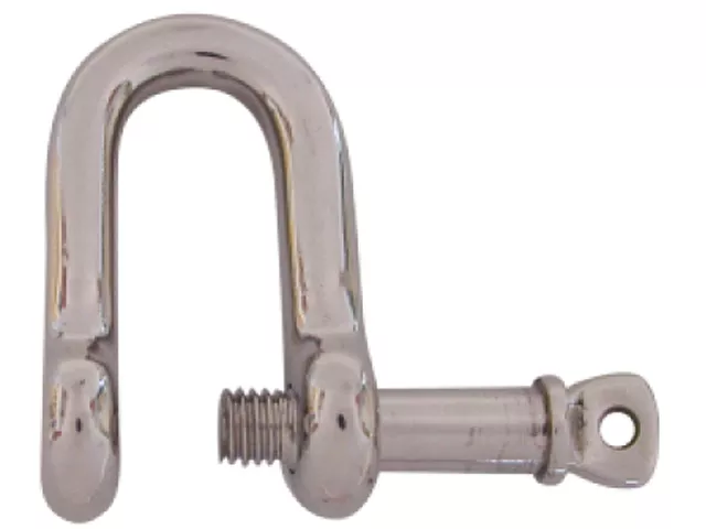 Talamex D-Shackles With Captive Pin Forged SS AISI 316