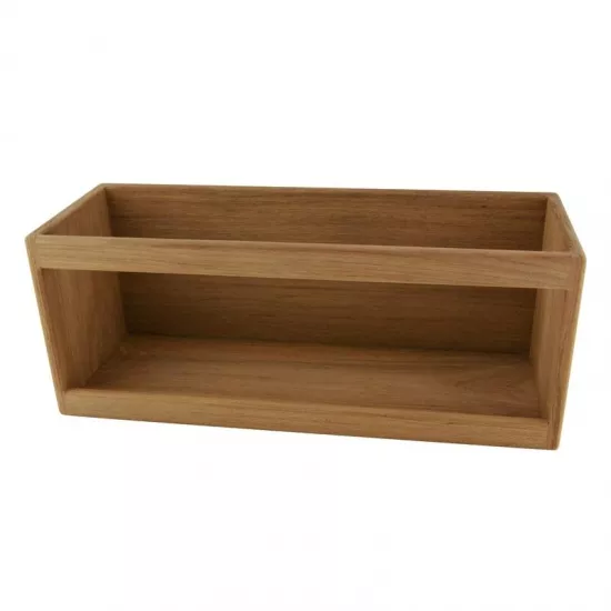 Teak Book Rack 38.2 x 15 x 13.1 cm