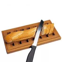 Teak Bread Cutting Board 31x16x2.3 cm