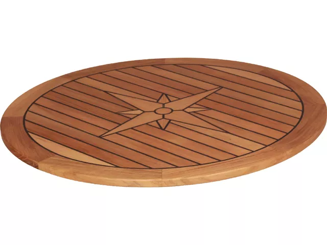 Teak Circle Tabletop Ø 65 cm