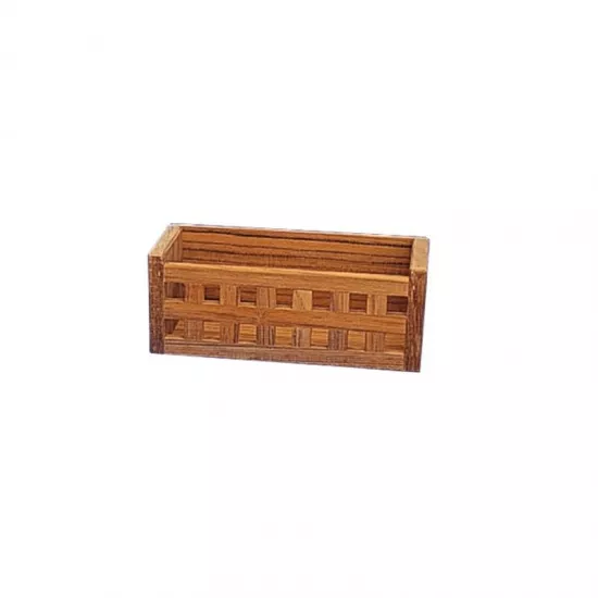 Teak Holdall Block Grid Racks