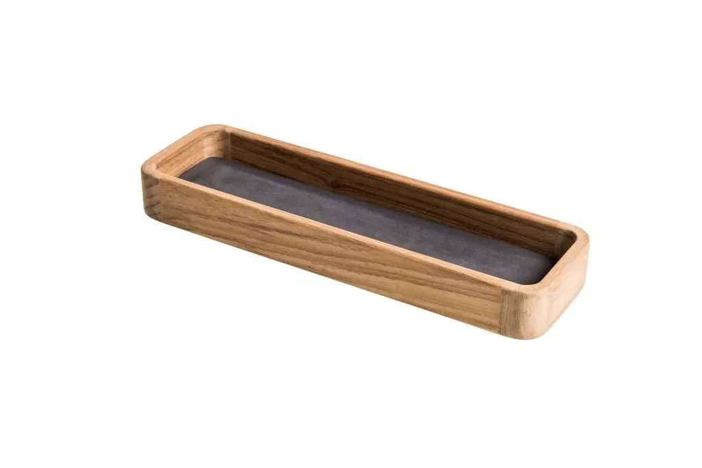 Teak Holdall Storage Trays