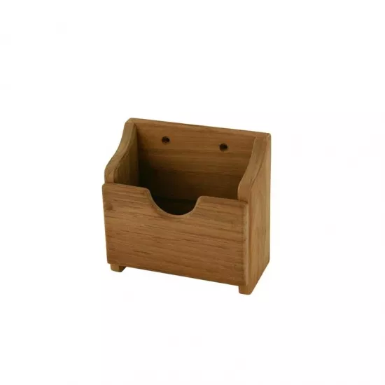 Teak Mini Compass Holder 10.2 x 5.6 x 10.6 cm