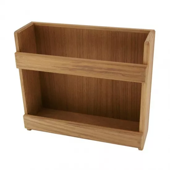 Teak Plate Rack 28.5x9.5x26 cm