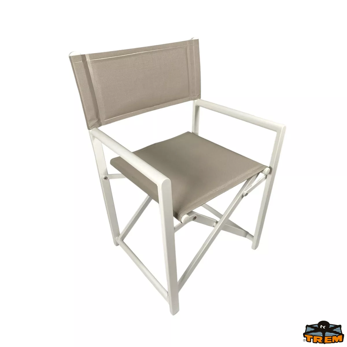 Trem D1774088 - White Folding Chair Deco Mod. White Seat And Back