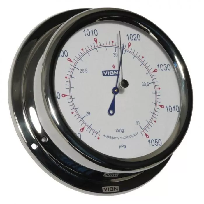Vion Barometer Stainless Steel Ø150 mm