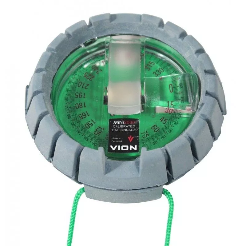 Vion Hand Compass MiNi2000 Gray Photoluminescent